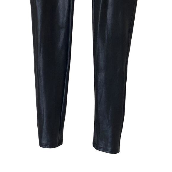 SPANX Faux Leather Leggings in Black, Size Small Petite - Picture 7 of 14